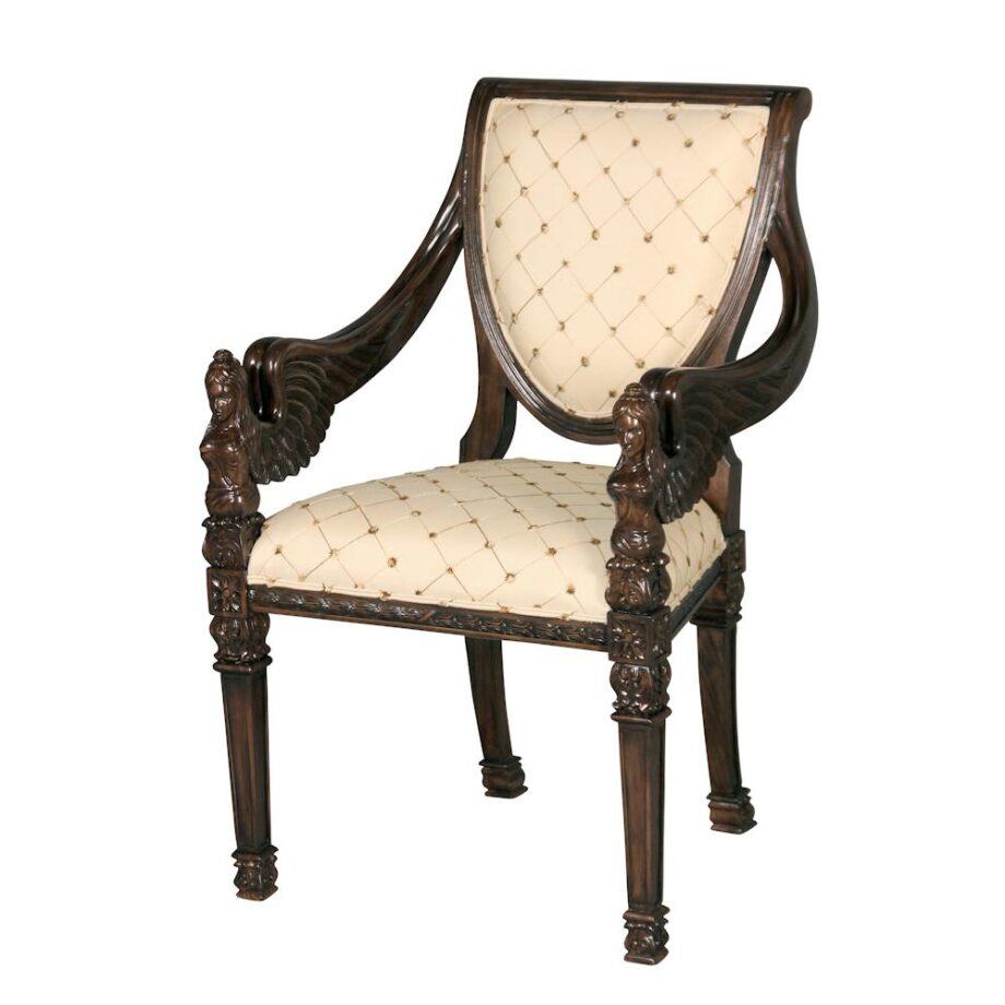 Saint Gabriel Neoclassical Armchair