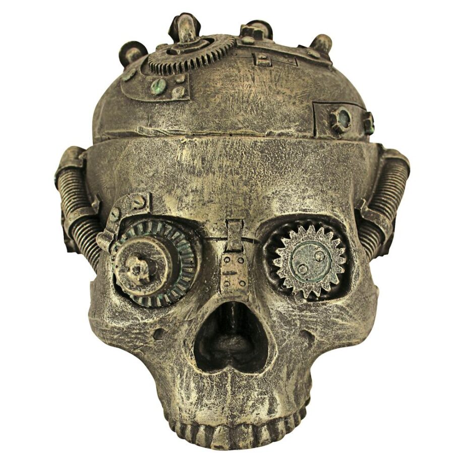 Steampunk Skull Containment Vessel