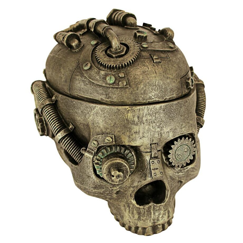 Steampunk Skull Containment Vessel