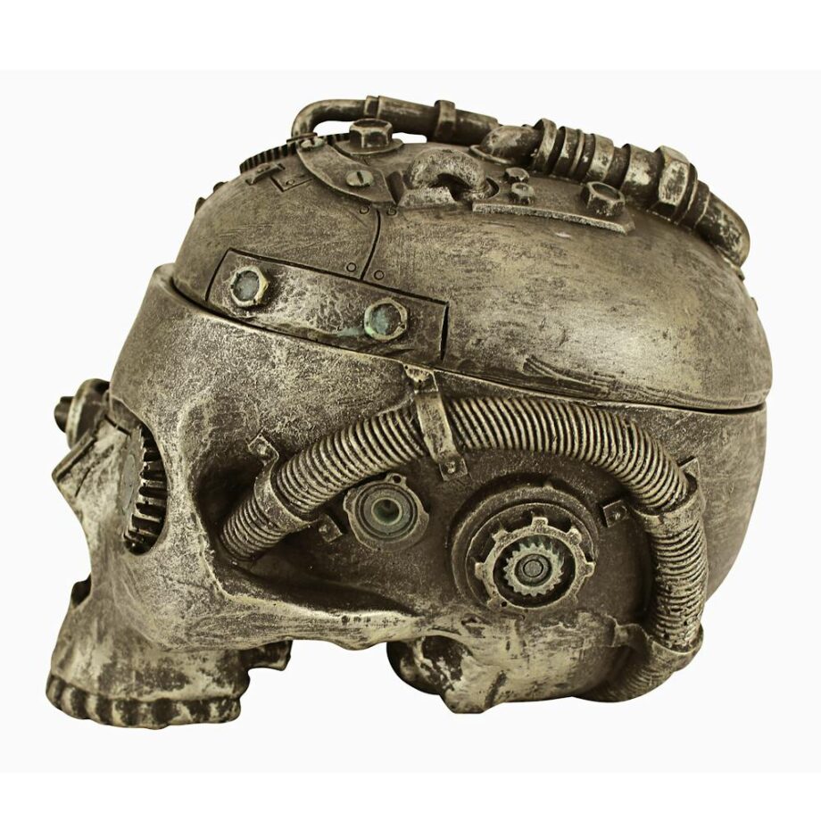 Steampunk Skull Containment Vessel