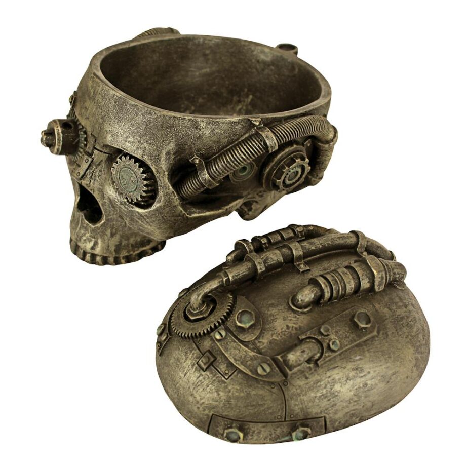 Steampunk Skull Containment Vessel