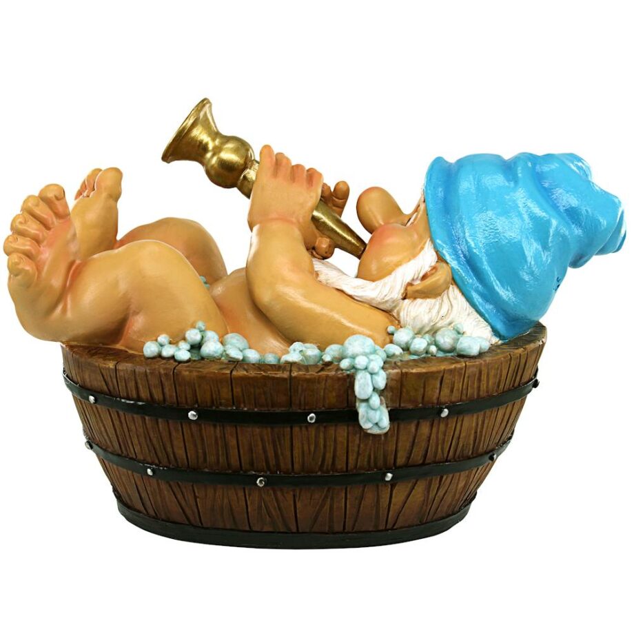 Suds the Squeaky Clean Garden Gnome Statue