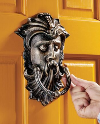 Sutherland House Greenman Authentic Foundry Iron Door Knocker SP13088