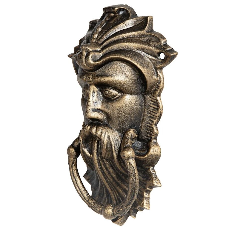 Sutherland House Greenman Authentic Foundry Iron Door Knocker