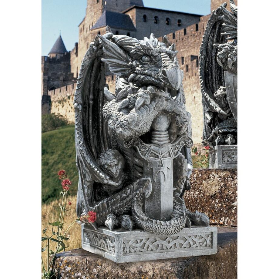 Sword the Arthurian Dragon Statue CL2897