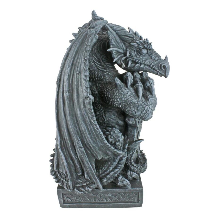 Sword the Arthurian Dragon Statue