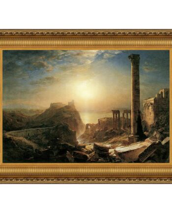 Syria by the Sea Framed Canvas Replica Painting: Small DA4241