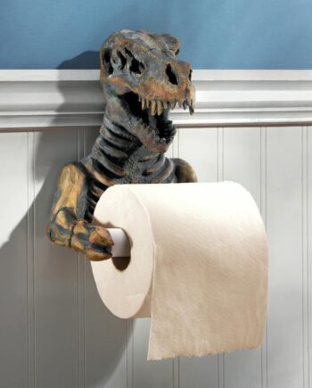 T. Rex Dinosaur Skeleton Bathroom Toilet Paper Holder JQ9551