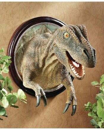 T-Rex Dinosaur Trophy Wall Sculpture CL4891