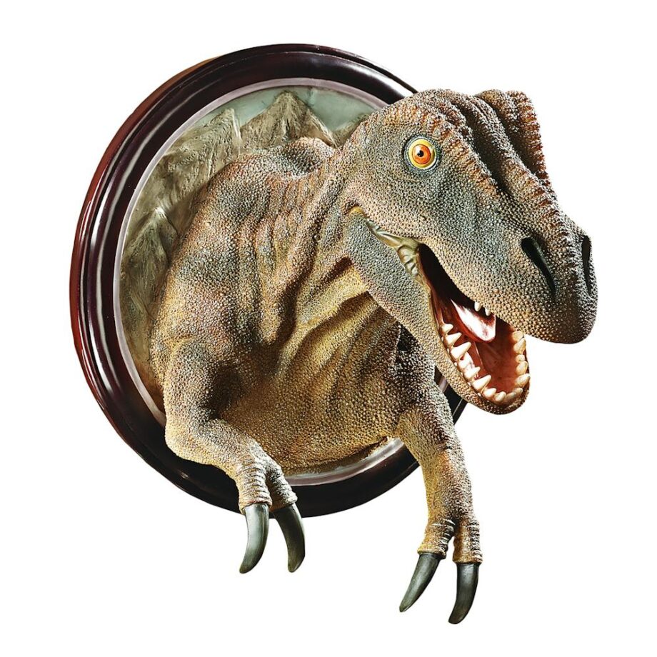 T-Rex Dinosaur Trophy Wall Sculpture