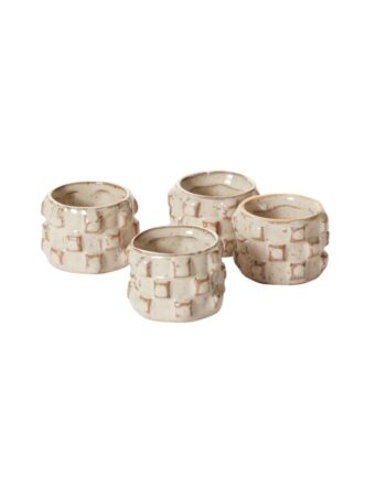 Tayrona Tan Napkin Rings - 2"x 1.5" 91595.00