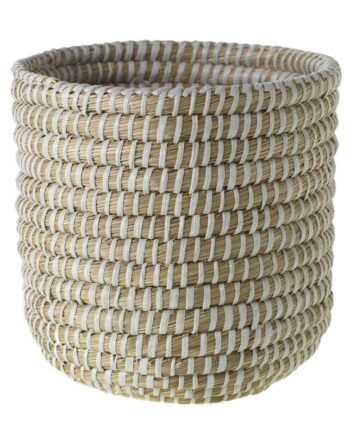 Tejida White Basket - 8.5"x 8.75" 63661.00