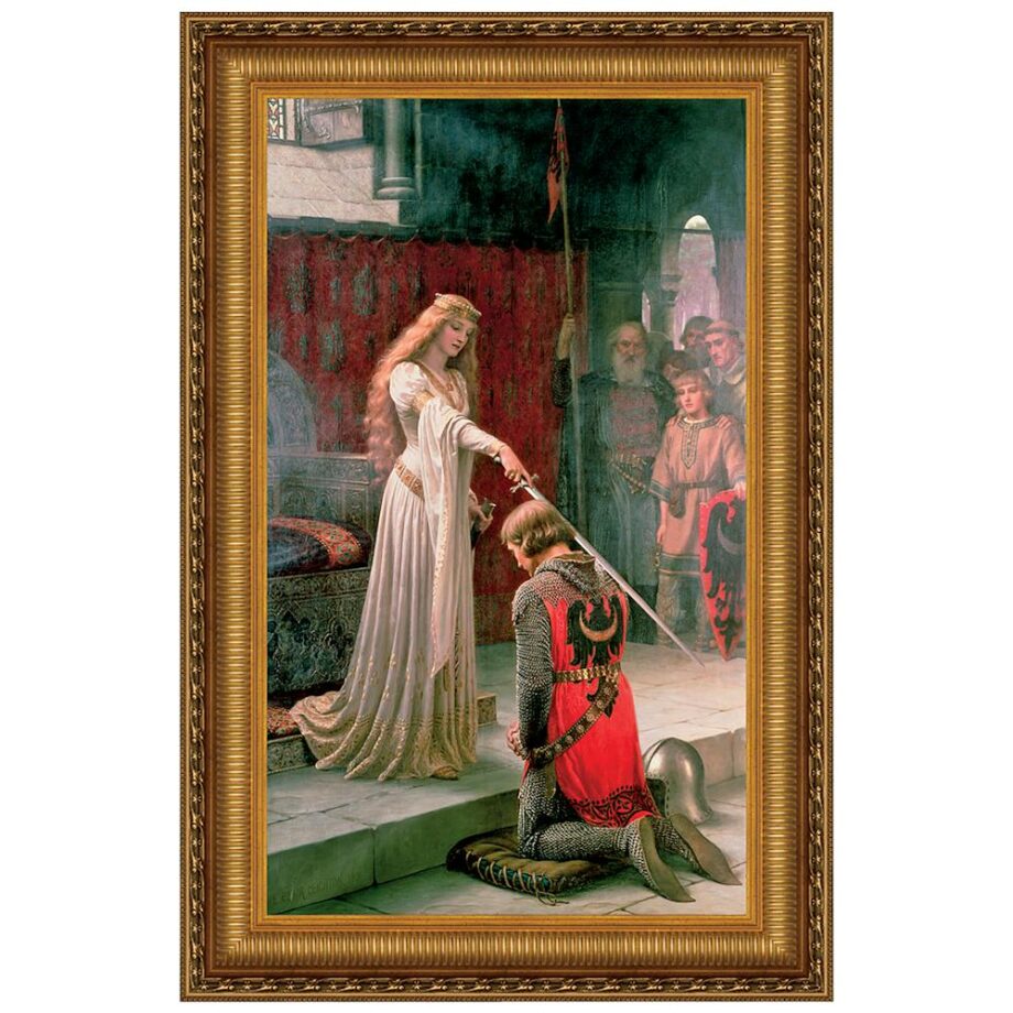 The Accolade Framed Canvas Replica Painting: Small DA1431