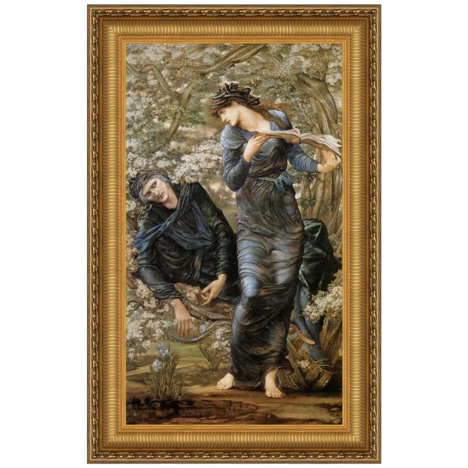 The Beguiling of Merlin Framed Canvas Replica Painting: Small DA2511