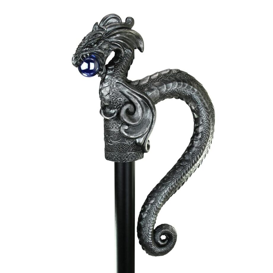 The Dragonsthorne Collection: Rampant Rogue Dragon Walking Stick