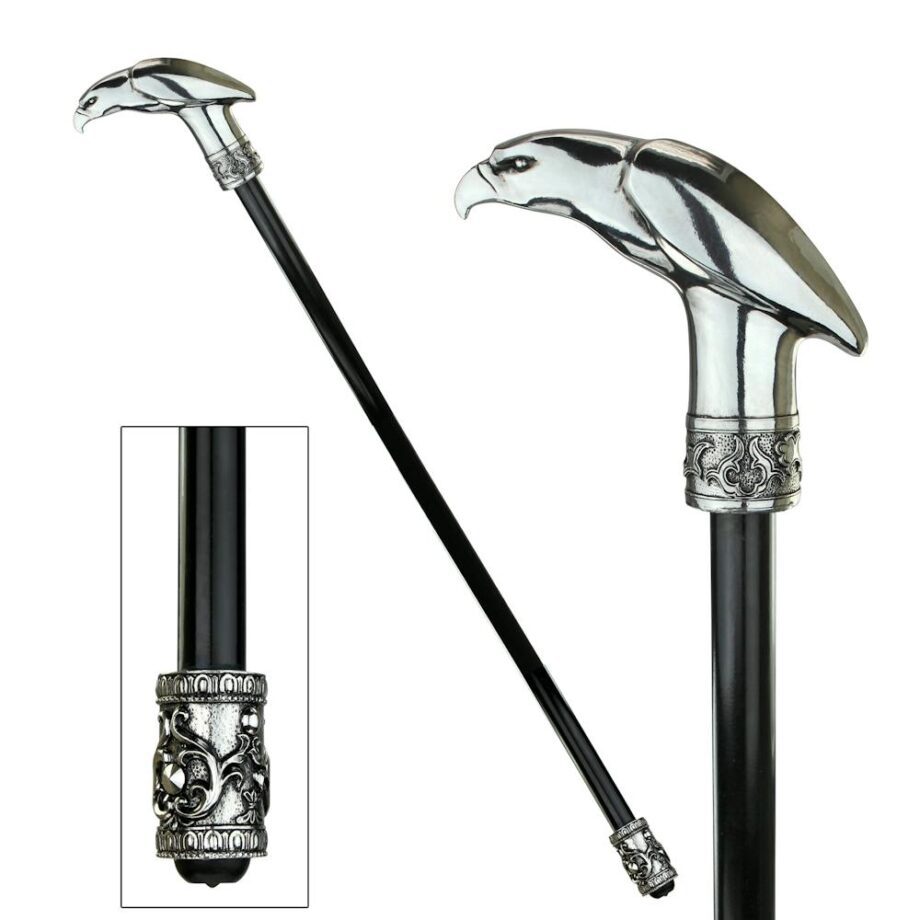 Dragons Thorne Collection: Piercing Presence Eagle Walking Stick QS2924345