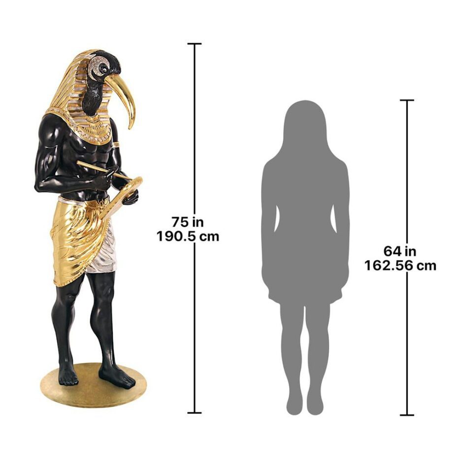 The Egyptian Grand Ruler Collection: Life-Size Thoth Statue