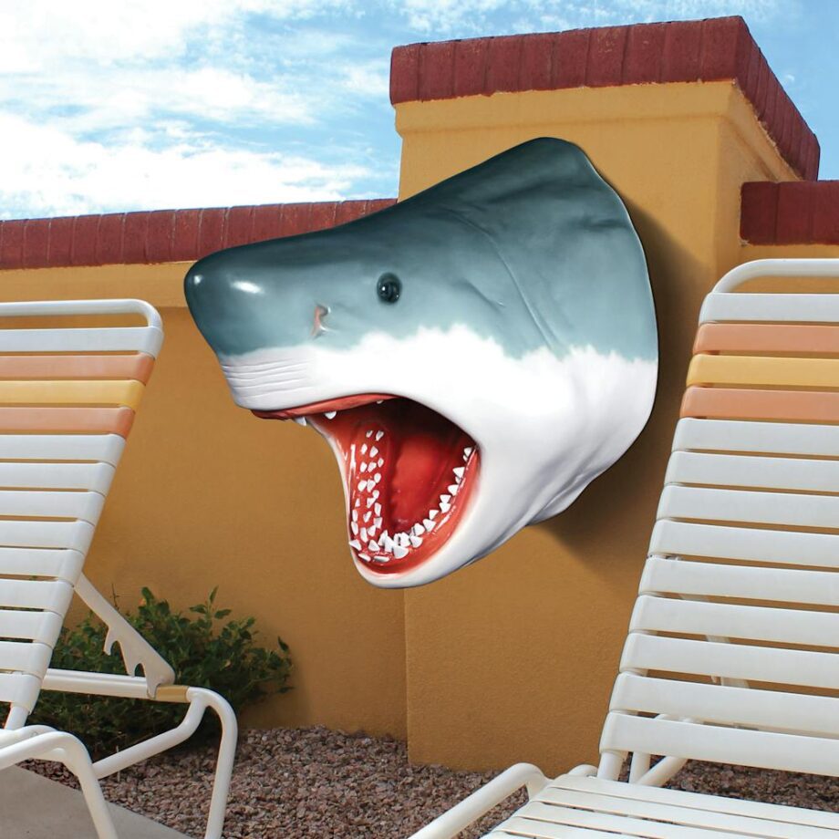 The Great White Shark Wall Mount Trophy Sculpture NE130046