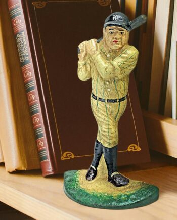 Baseball Player Cast Iron Bookend and Doorstop SP1200