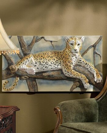 The Leopards Lair Frieze Wall Sculpture NG33377