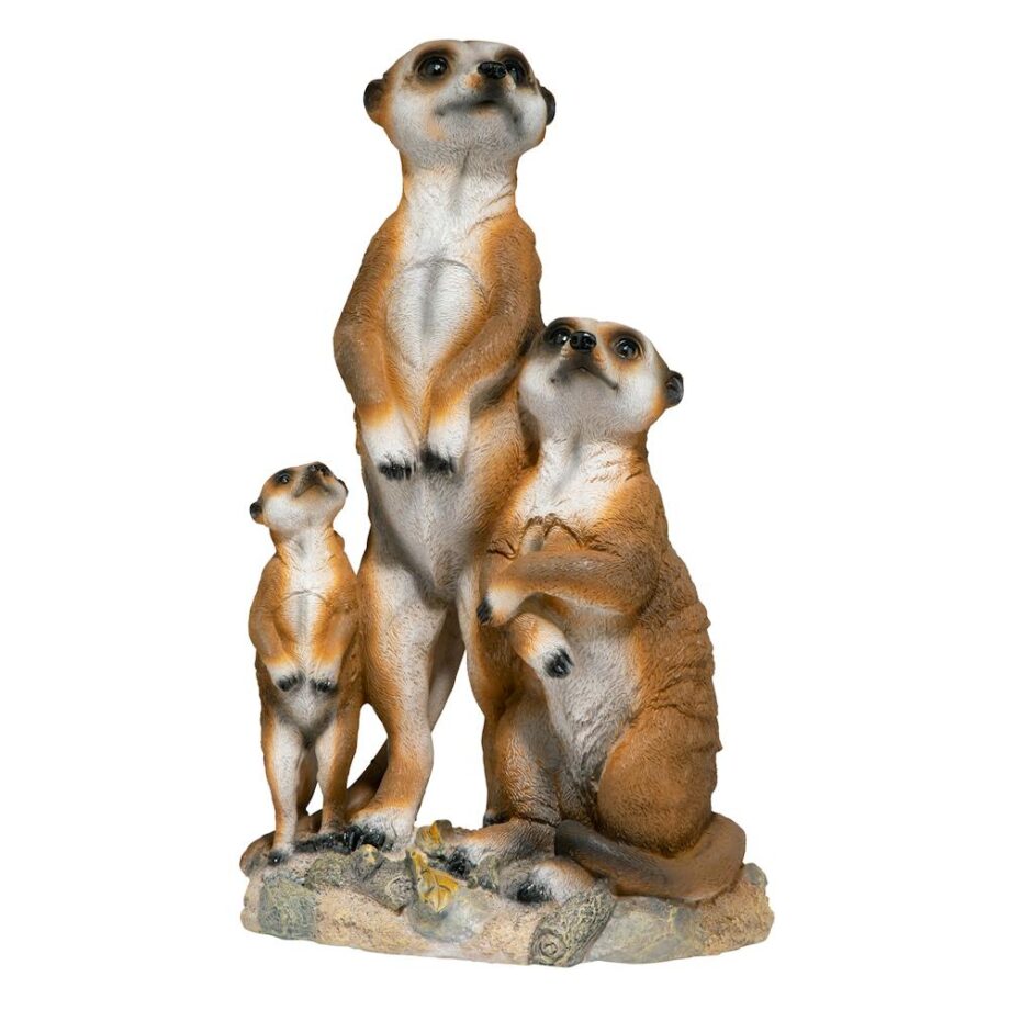 The Meerkat Family Statue