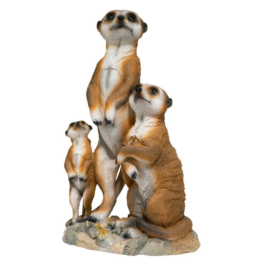 The Meerkat Family Statue