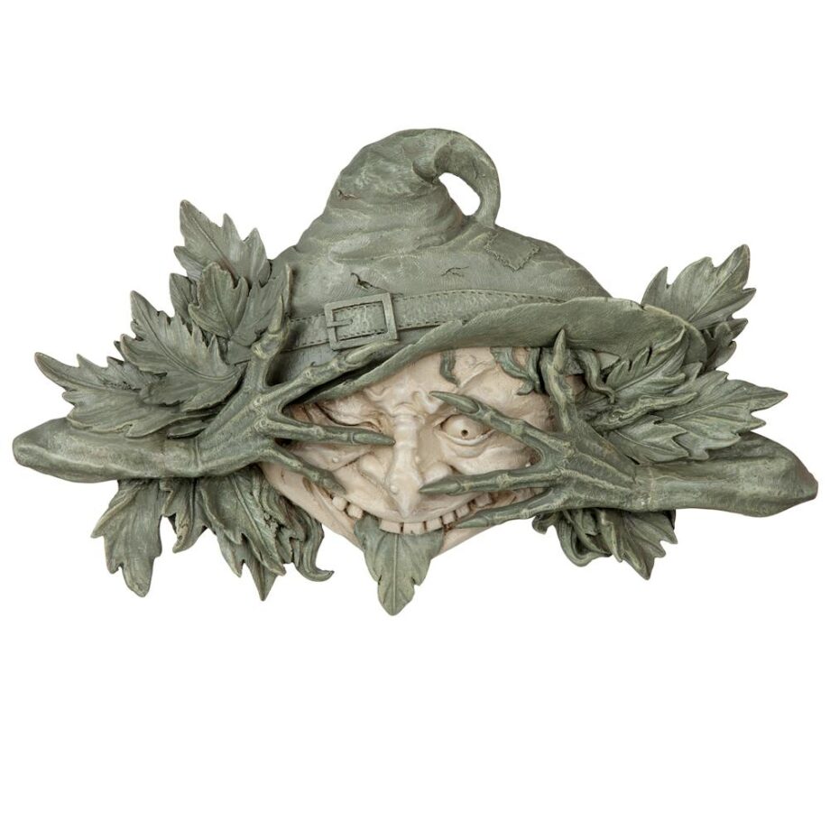 The Poison Ivy Forest Witch: Greenman Wall Sculpture