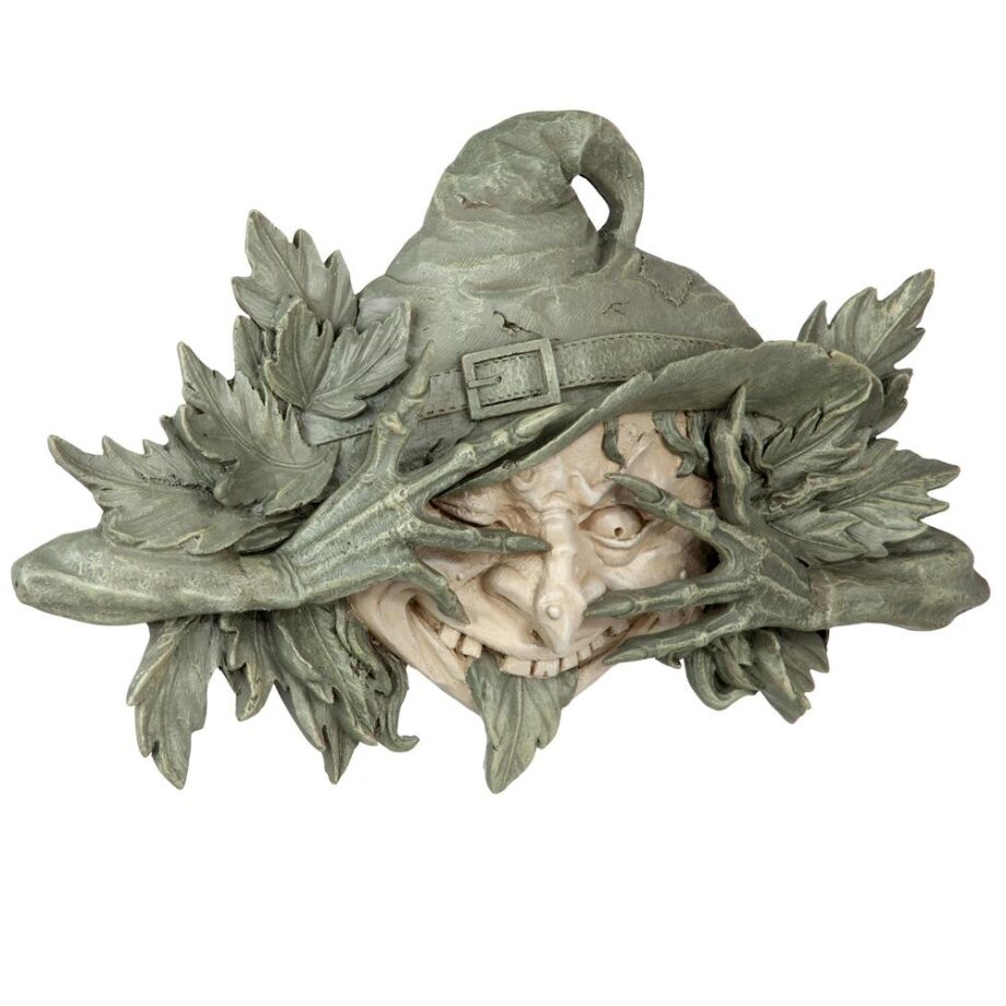 The Poison Ivy Forest Witch: Greenman Wall Sculpture