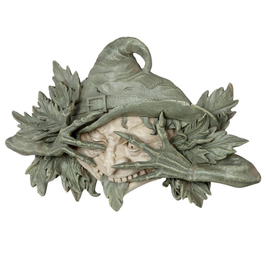 The Poison Ivy Forest Witch: Greenman Wall Sculpture