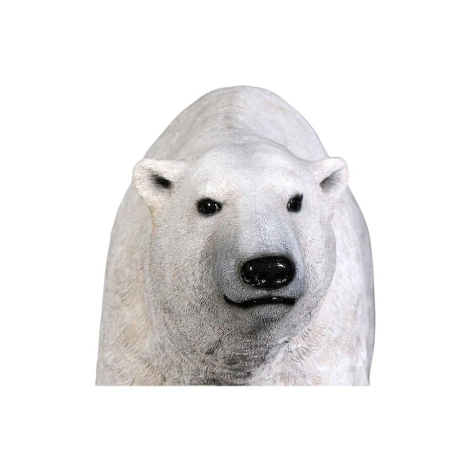 The Polar Bear on the Prowl Statue