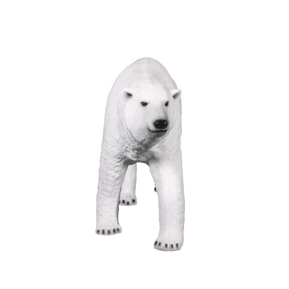 The Polar Bear on the Prowl Statue