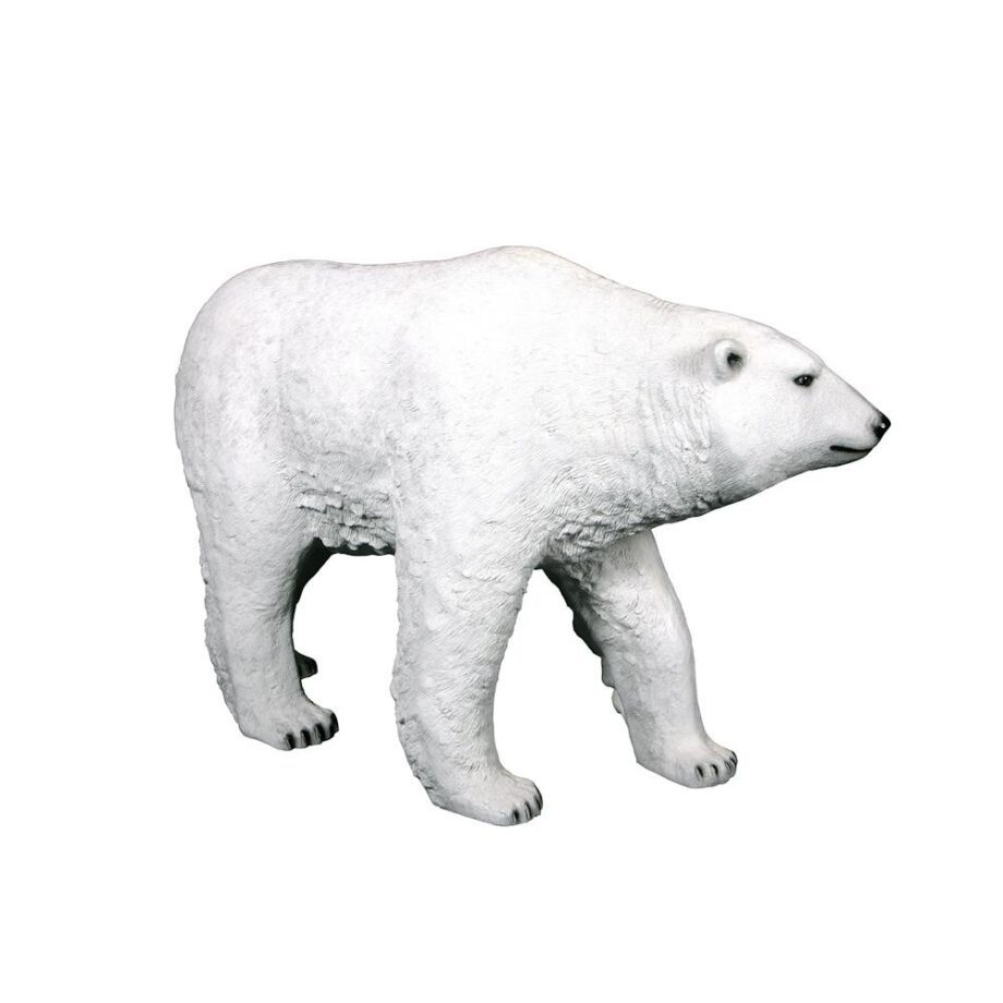 The Polar Bear on the Prowl Statue