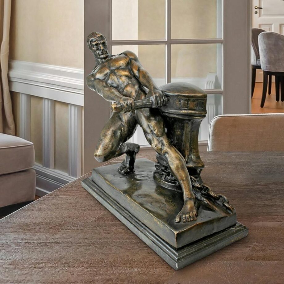 The Power of Man Quality Lost Wax Bronze Statue SU39030