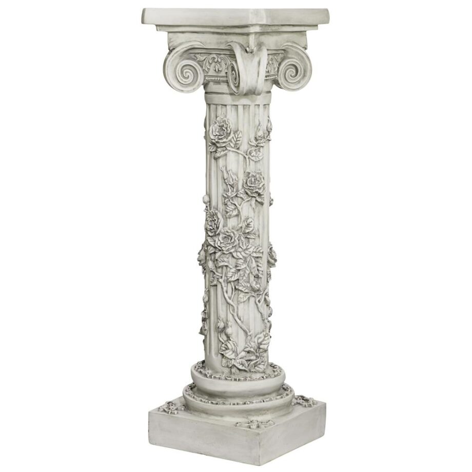 The Rose Garland Victorian Sculptural Pedestal