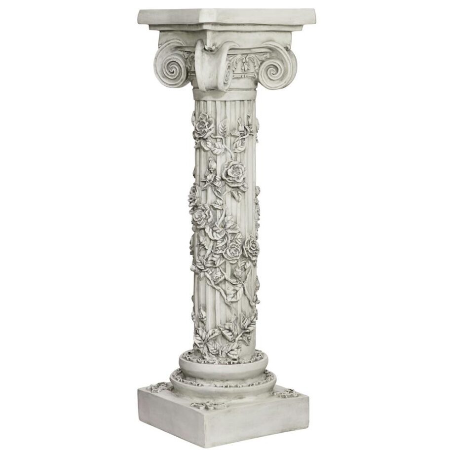 The Rose Garland Victorian Sculptural Pedestal