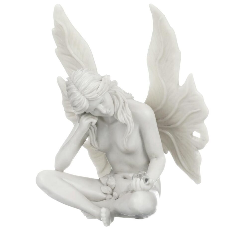 The Secret Garden Fairies: Gazing Fairy Statue