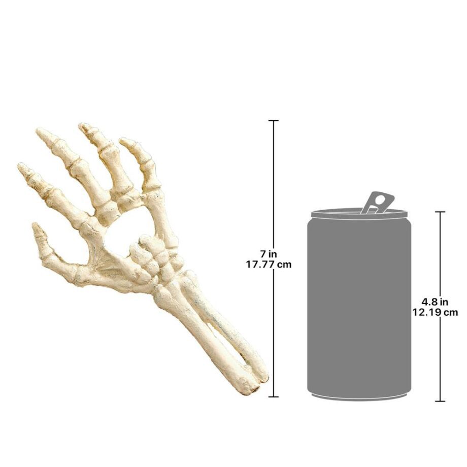 The Skeleton Hand of Destiny Cast Iron Bottle Opener