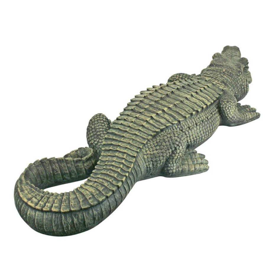 The Swamp Beast Crocodile Garden Statue