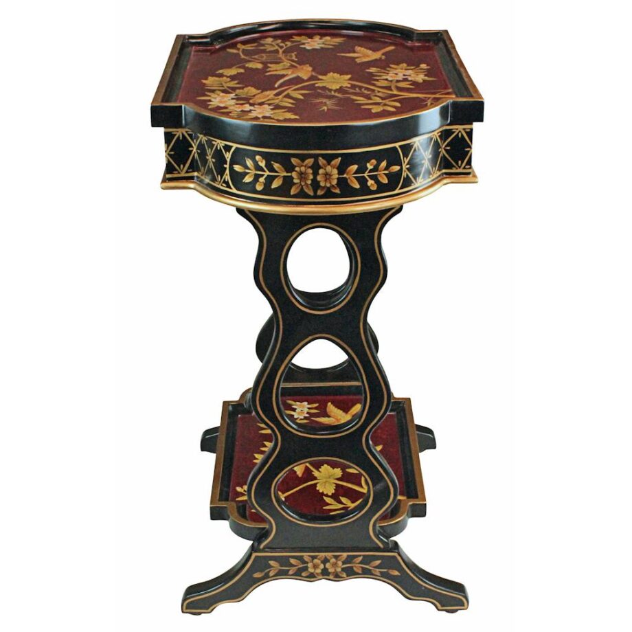 The Terrace of Shanghua Asian Style Lacquered Side Table