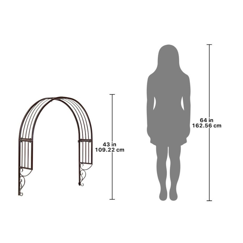 Thornbury Ornamental Metal Garden Window Trellis: Each