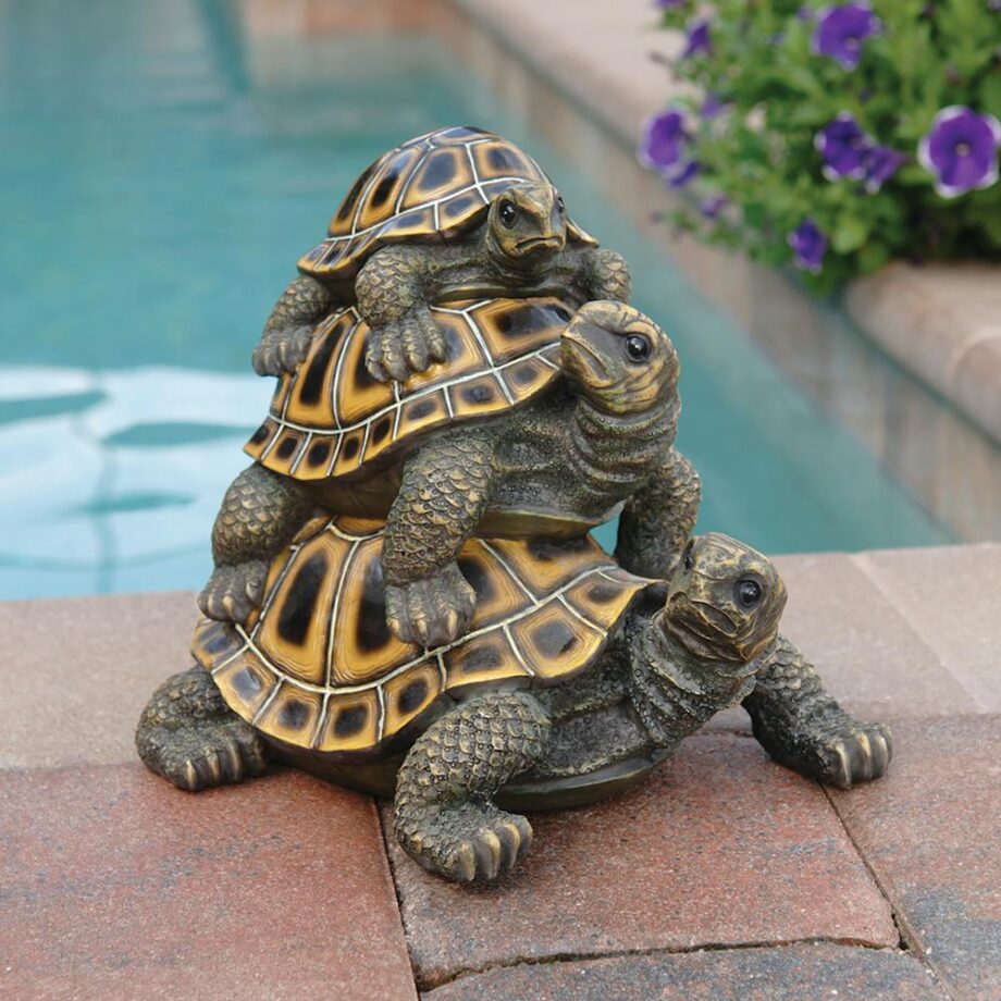 Three's a Crowd Stacked Turtle Statue: Medium QL56360