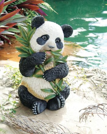 Tian Shan the Asian Panda Bear Garden Statue NG34260