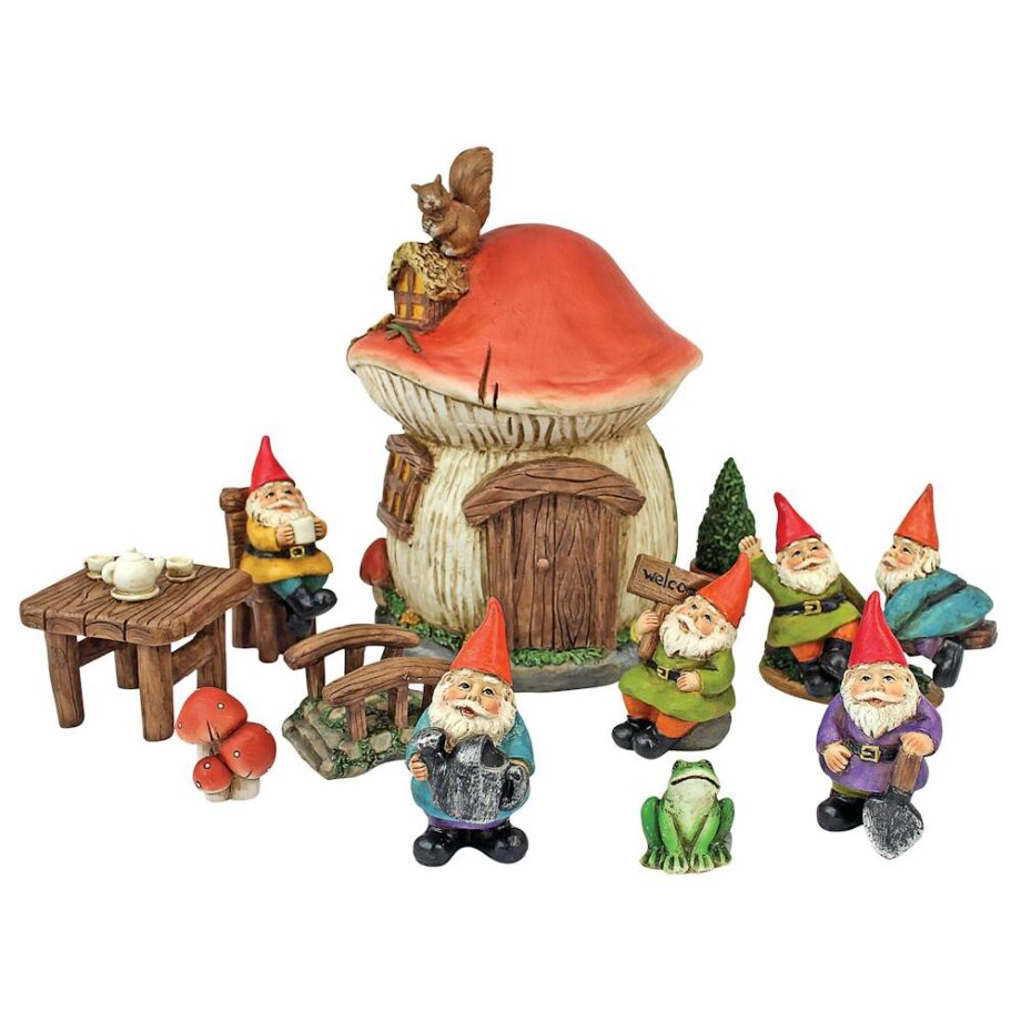 Tiny Forest Friends Gnome Garden Statue Collection