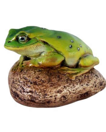 Finneas the Frog Garden Rock Sitting Toad Statue NE20603