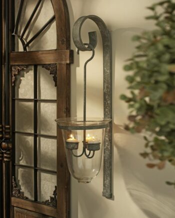 Tuscan Hanging Candeliere Glass Pendant Sconce MH35549