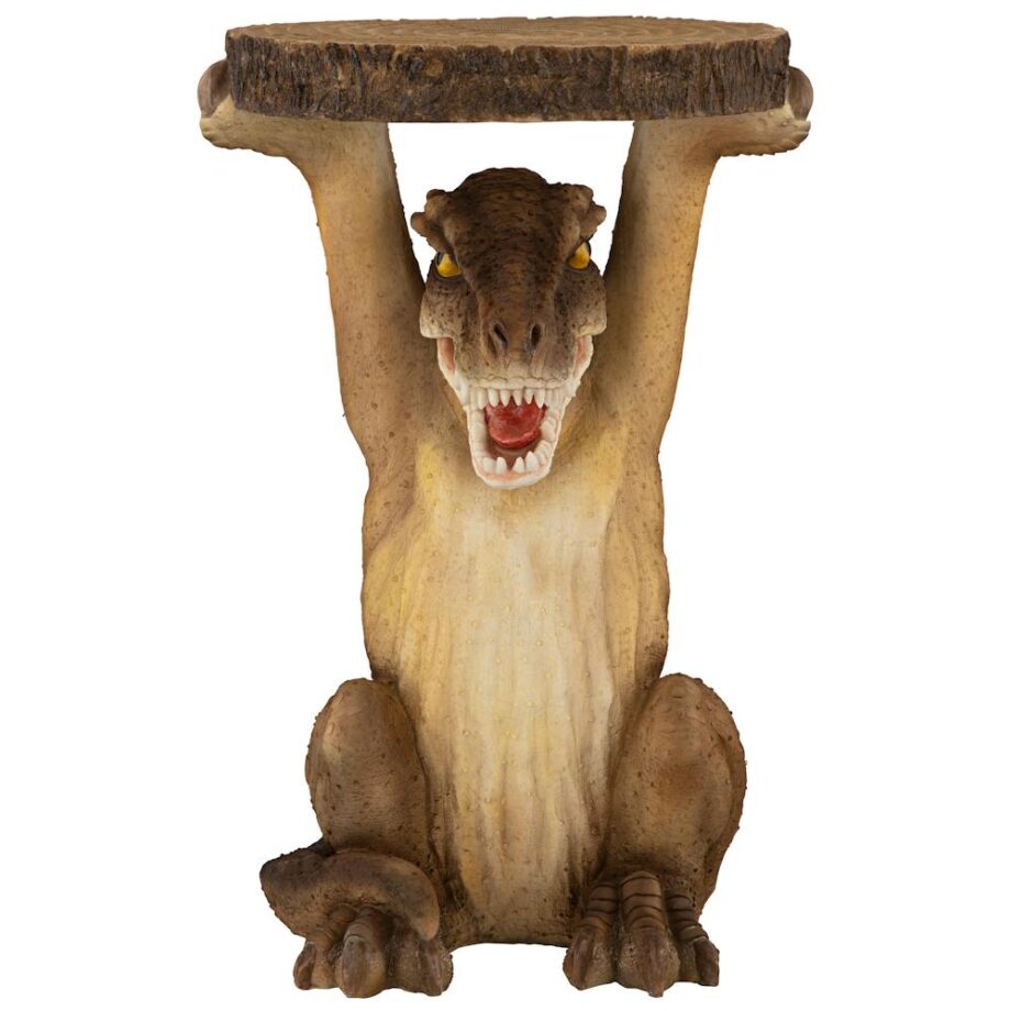 Tyrant T-Rex Sculptural Dinosaur Side Table