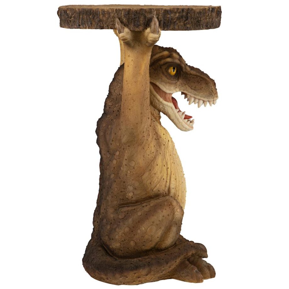 Tyrant T-Rex Sculptural Dinosaur Side Table