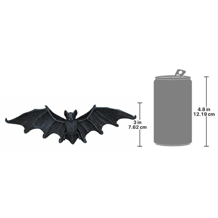 Vampire Bat Key Holder Wall Sculpture: Medium