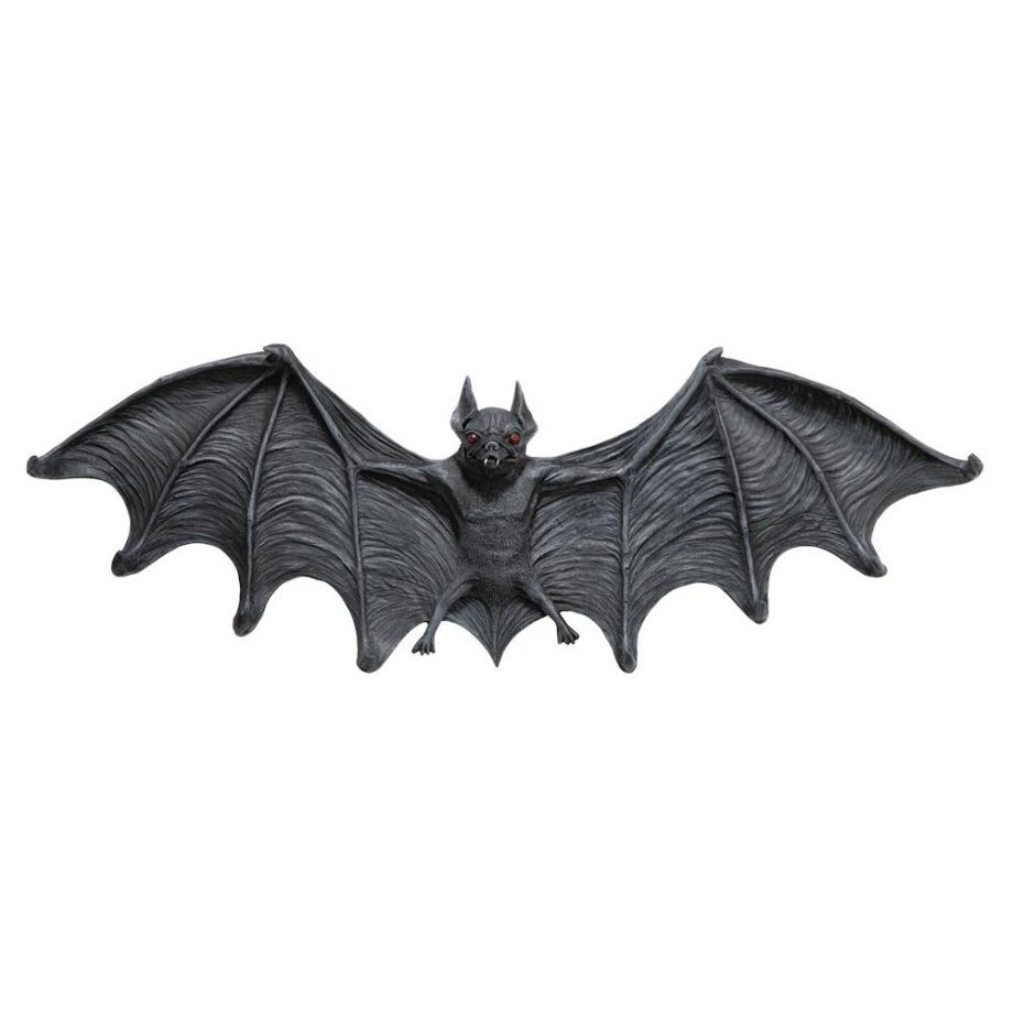 Vampire Bat Sculptural Hooked Wall Hanger: Large