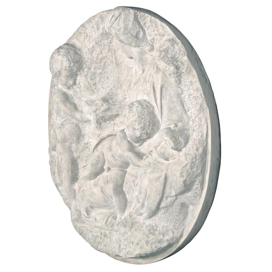 Direct Casting of The Virgin and Child with the Infant Saint John Wall Sculpture